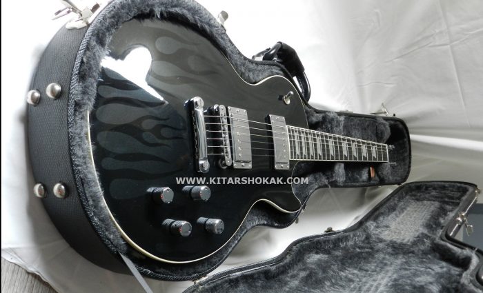 GIBSON LES PAUL GT PHANTOM GHOST FLAMES LIMITED EDITION
