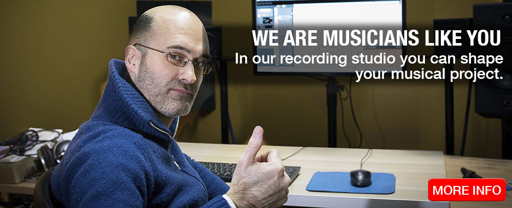 Try our recording studio