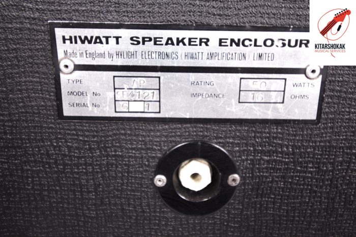 Hiwatt DR-103 (Flight case) + 4x12 AP SE4121 Fane vintage 70´s